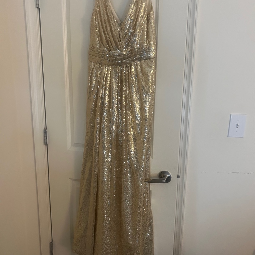 Gold Sequin Gown